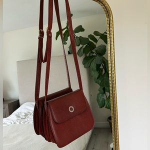 Beautiful red vintage purse, worn few times!! Great condition